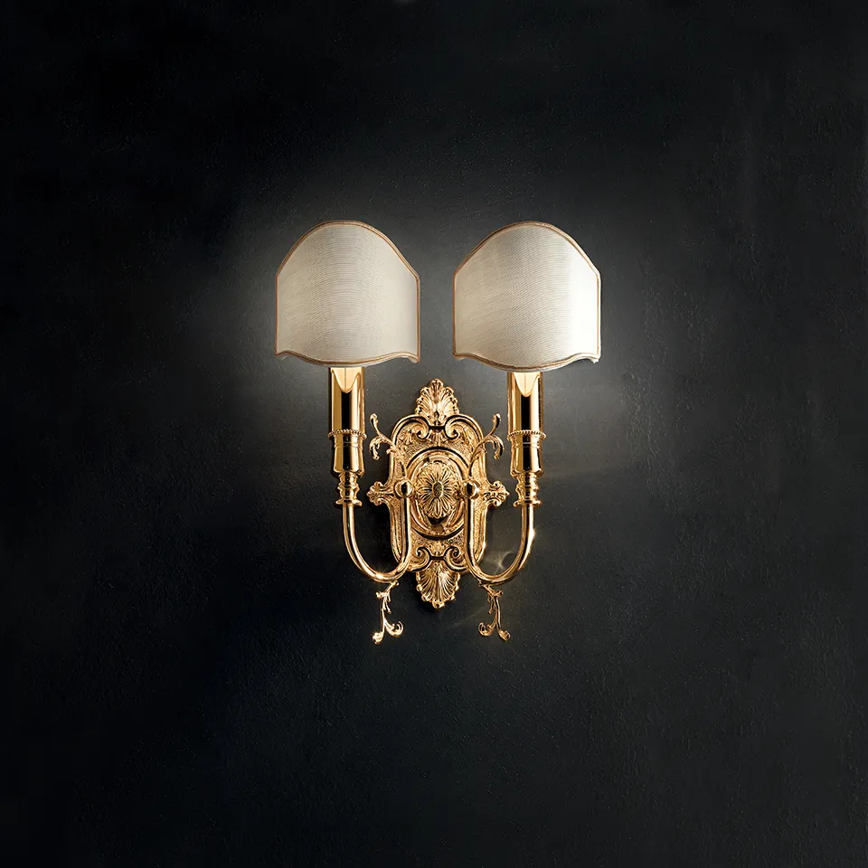 Atelier white golden wall lamp models