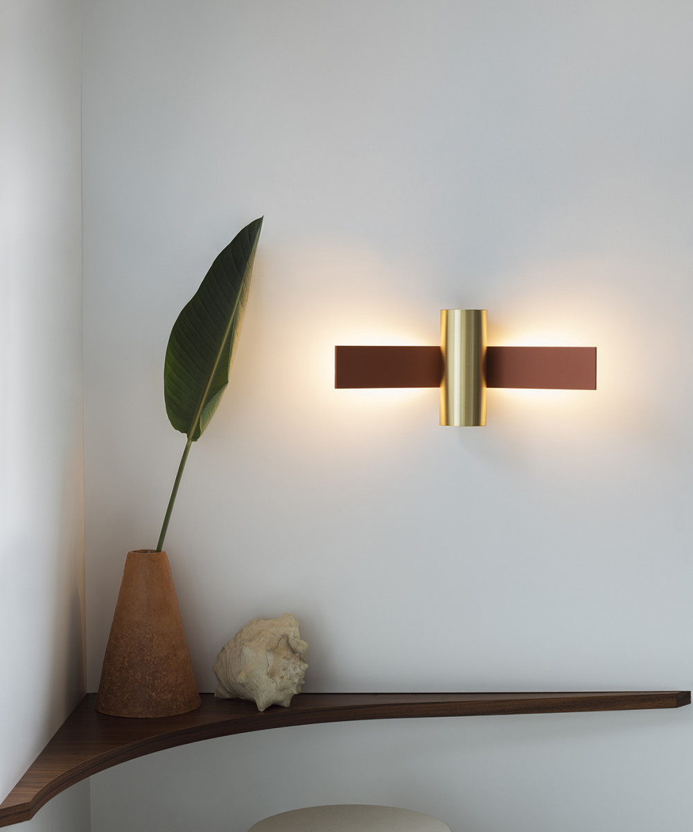 Zava Nastro yellow wall lights