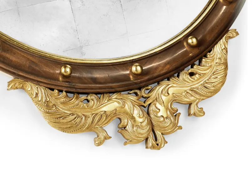 jonathan charles wooden buffet with mirror
