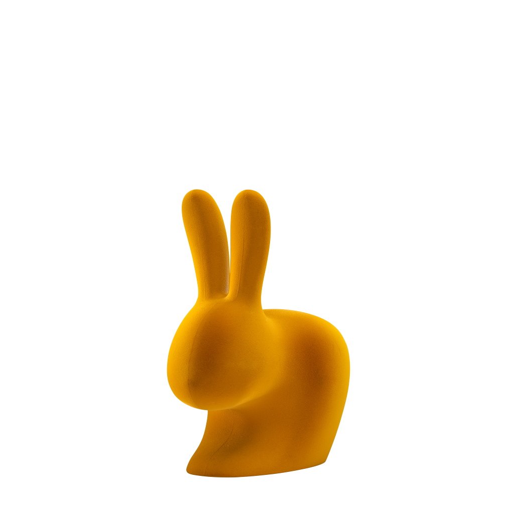 Yellow matte rabbit from Qeebo