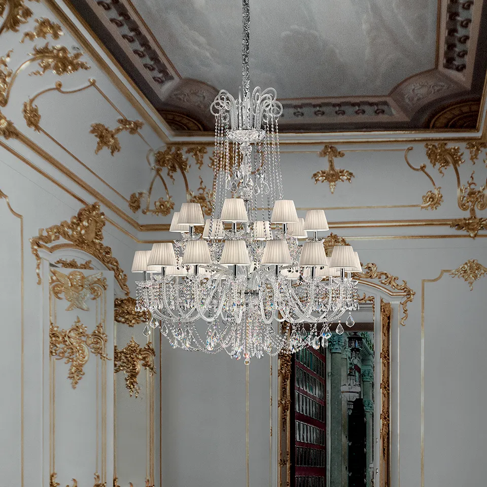 Atelier white chandelier models