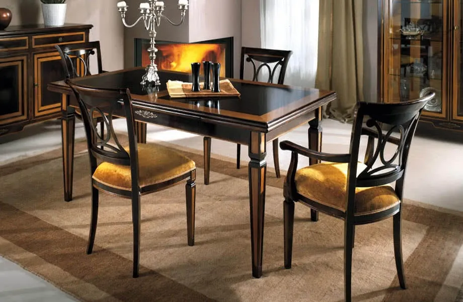 Sevensedie dark brown table models