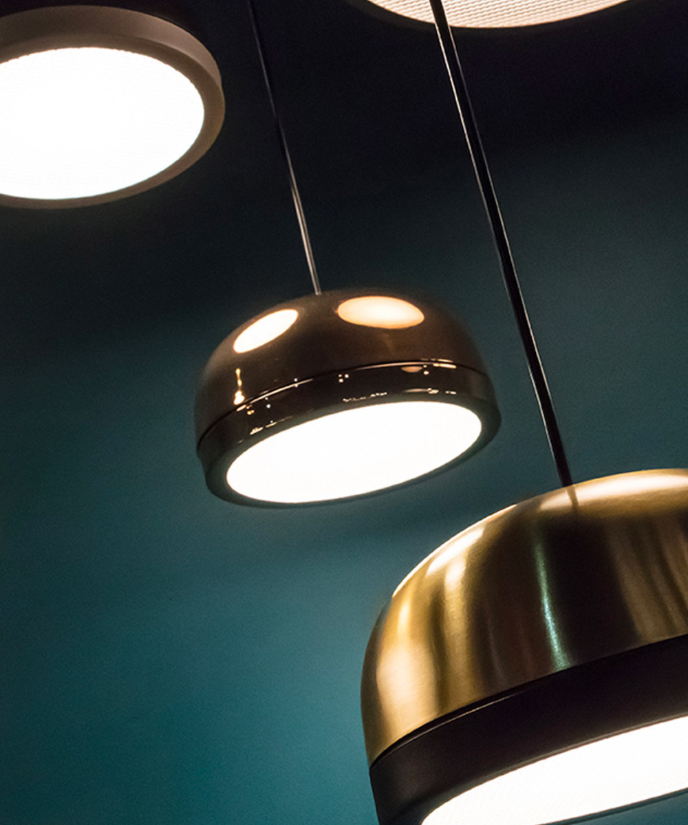 Zava Molly golden-black pendant lights