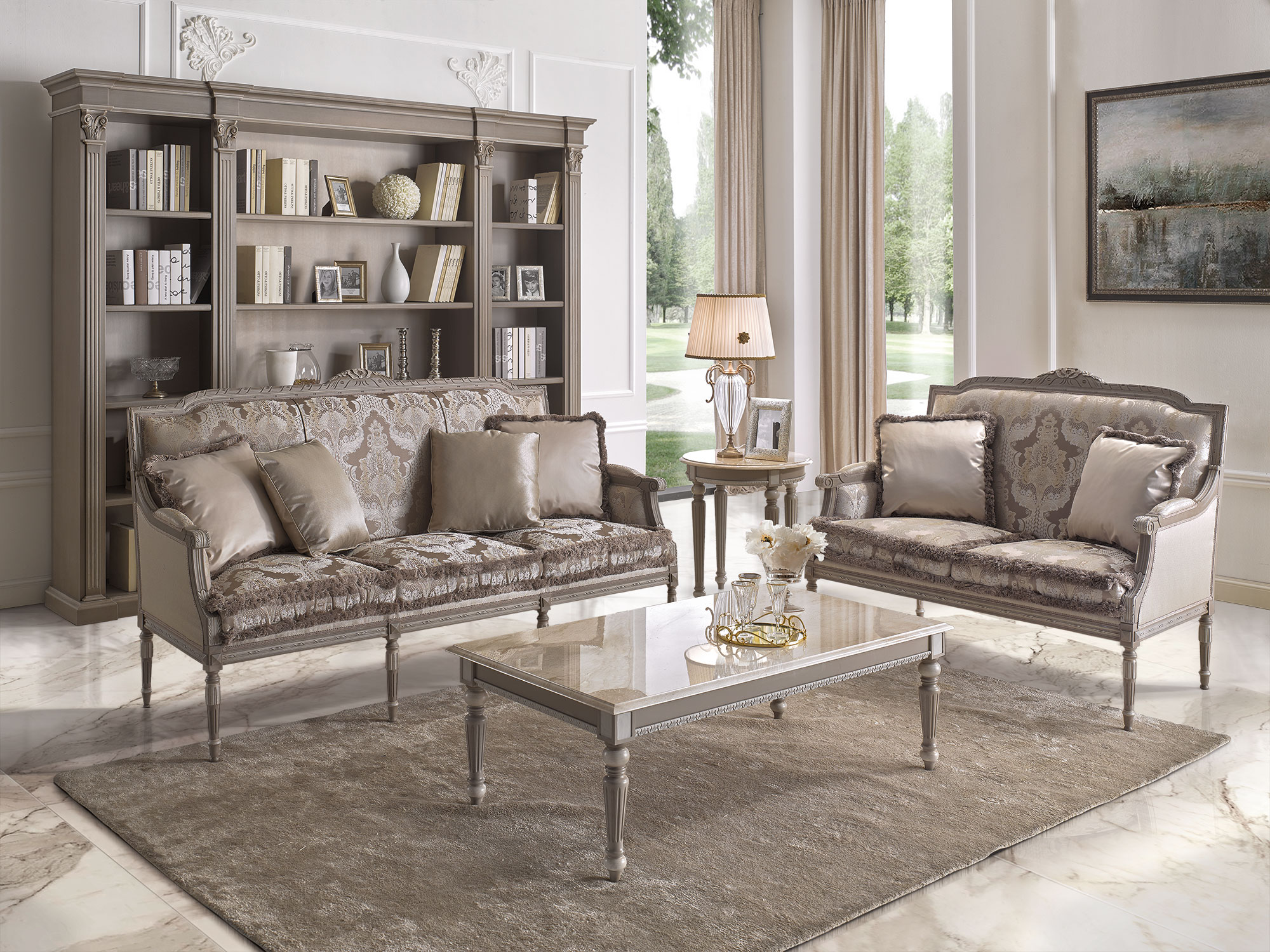 Scappini & C living room models ligth gray