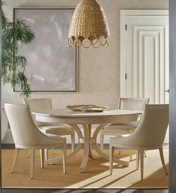 wooden table and chairs